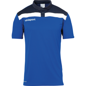 Uhlsport Offense 23 Polo Shirt - Azur, Marine & Blanc