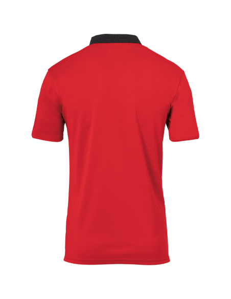 Uhlsport Offense 23 Polo Shirt - Rouge, Noir & Blanc