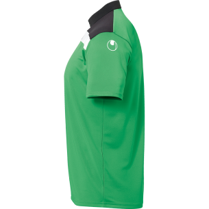 Uhlsport Offense 23 Polo Shirt - Vert, Noir & Blanc 2