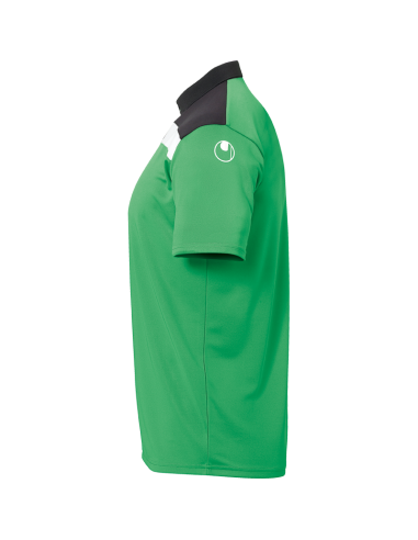 Uhlsport Offense 23 Polo Shirt - Vert, Noir & Blanc