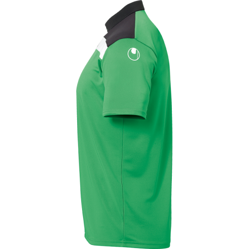 Uhlsport Offense 23 Polo Shirt - Vert, Noir &amp; Blanc