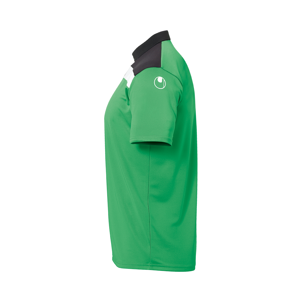 Uhlsport Offense 23 Polo Shirt - Vert, Noir & Blanc