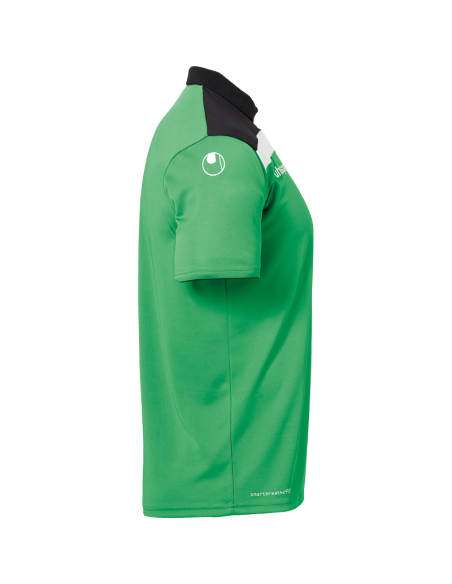 Uhlsport Offense 23 Polo Shirt - Vert, Noir & Blanc