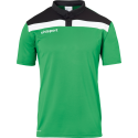 Uhlsport Offense 23 Polo Shirt - Vert, Noir & Blanc