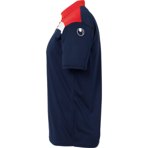 Uhlsport Offense 23 Polo Shirt - Marine, Rouge & Blanc 2