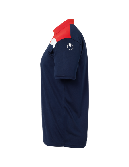 Uhlsport Offense 23 Polo Shirt - Marine, Rouge & Blanc