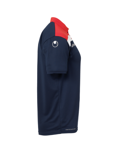 Uhlsport Offense 23 Polo Shirt - Marine, Rouge & Blanc
