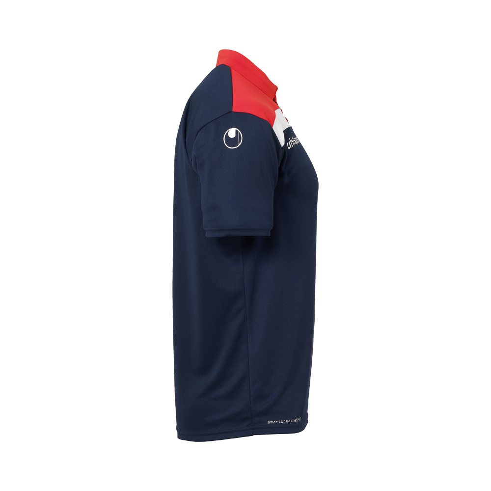 Uhlsport Offense 23 Polo Shirt - Marine, Rouge & Blanc