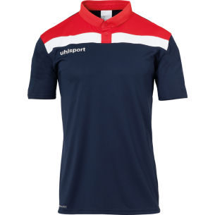 Uhlsport Offense 23 Polo Shirt - Marine, Rouge & Blanc