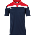 Uhlsport Offense 23 Polo Shirt - Marine, Rouge & Blanc