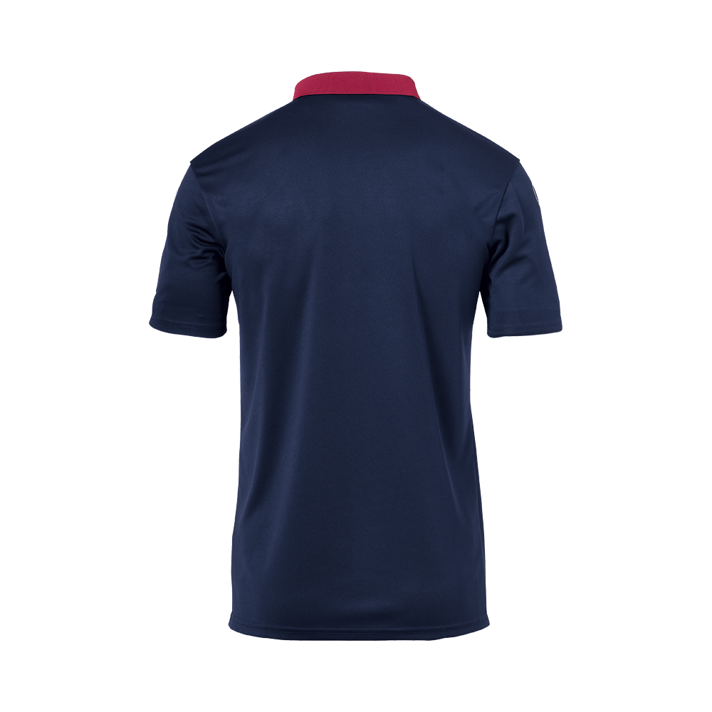 Uhlsport Offense 23 Polo Shirt - Marine, Bordeaux & Jaune Fluo