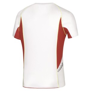 Mizuno Premium JPN Tee - Blanc & Rouge 2