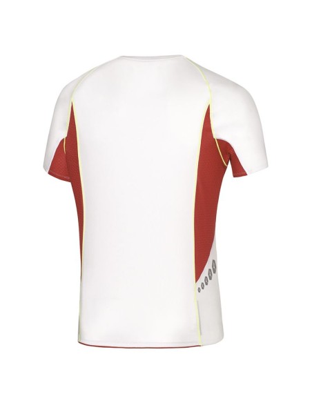 Mizuno Premium JPN Tee - Blanc & Rouge