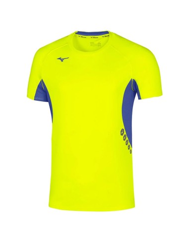 Mizuno Premium JPN Tee - Jaune & Royal