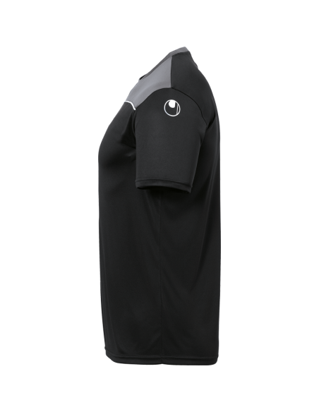 Uhlsport Offense 23 Poly Shirt - Noir, Anthracite & Blanc