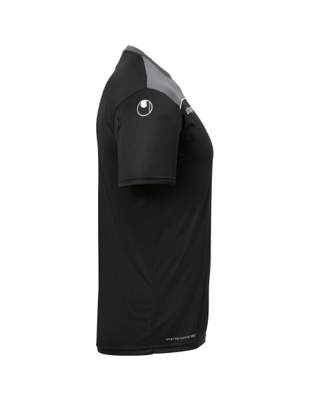 Uhlsport Offense 23 Poly Shirt - Noir, Anthracite & Blanc
