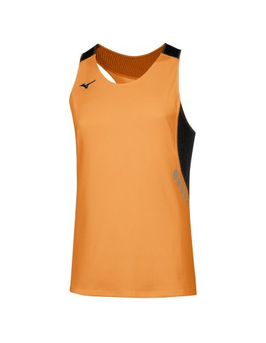 Mizuno Premium JPN Singlet - Orange & Noir