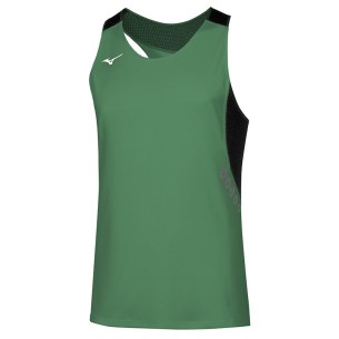 Mizuno Premium JPN Singlet - Vert & Noir