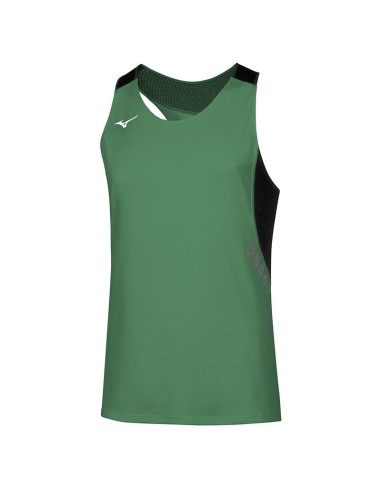 Mizuno Premium JPN Singlet - Vert & Noir