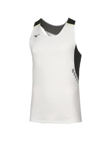 Mizuno Premium JPN Singlet - Blanc & Noir