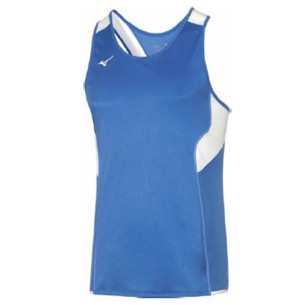 Mizuno Authentic Singlet Kid - Royal & Blanc
