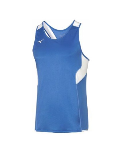 Mizuno Authentic Singlet Kid - Royal & Blanc