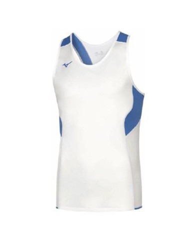 Mizuno Authentic Singlet Kid - Blanc & Royal