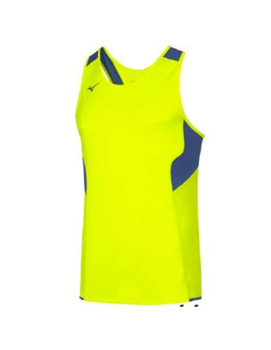 Mizuno Authentic Singlet Kid - Jaune Fluo & Royal