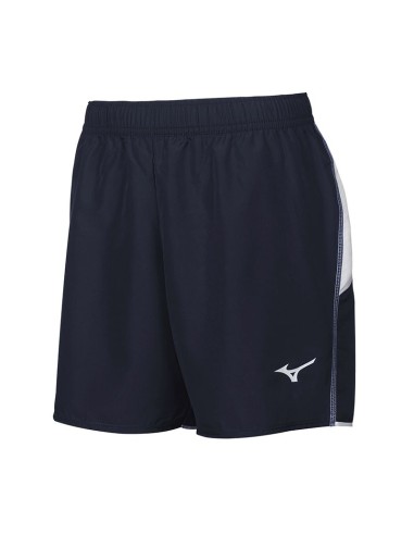 Mizuno Authentic Split Short Kid - Marine & Blanc