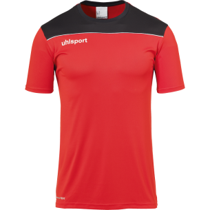 Uhlsport Offense 23 Poly Shirt - Rouge, Noir & Blanc