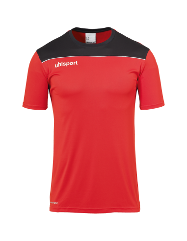 Uhlsport Offense 23 Poly Shirt - Rouge, Noir & Blanc