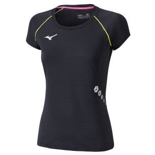 Mizuno Premium JPN Tee Femme - Noir