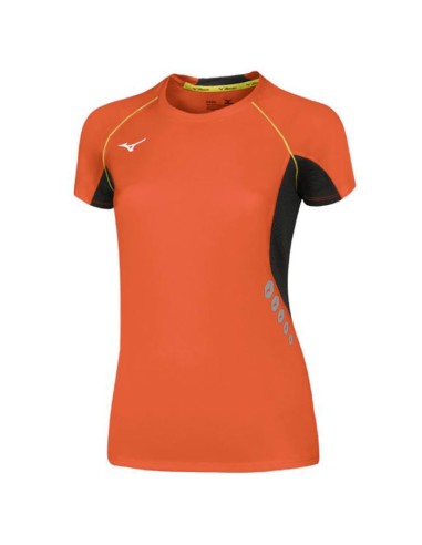 Mizuno Premium JPN Tee Femme - Rouge