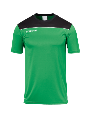 Uhlsport Offense 23 Poly Shirt - Vert, Noir & Blanc