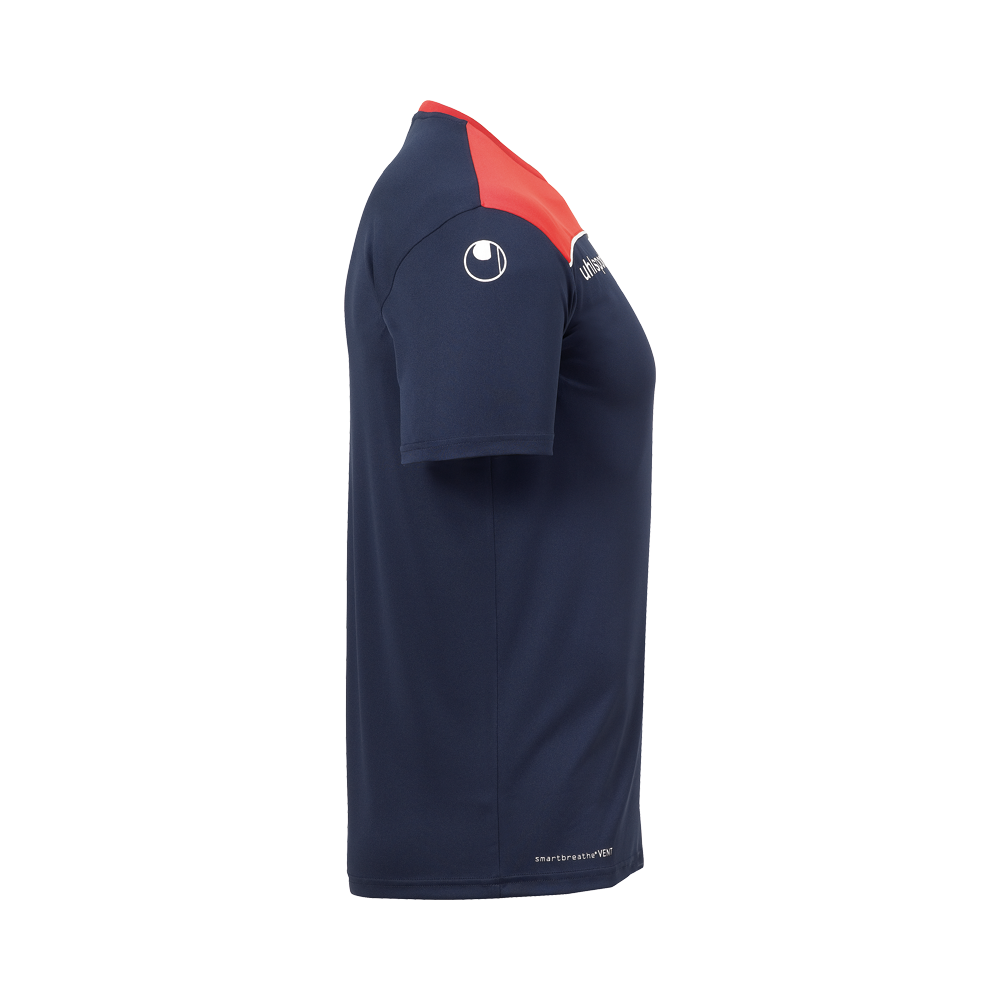 Uhlsport Offense 23 Poly Shirt - Marine, Rouge & Blanc