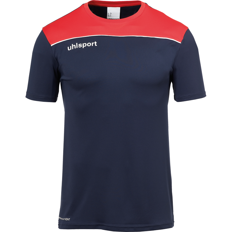 Uhlsport Offense 23 Poly Shirt - Marine, Rouge & Blanc