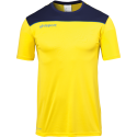 Uhlsport Offense 23 Poly Shirt - Jaune Citron, Marine & Azur