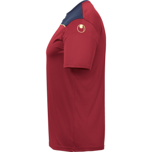 Uhlsport Offense 23 Poly Shirt - Bordeaux, Marine & Jaune Fluo 2