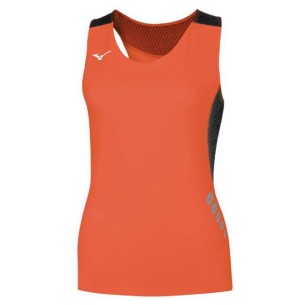 Mizuno Premium JPN Singlet Femme - Rouge