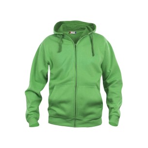 Basic Hoody Full Zip - Vert Pomme
