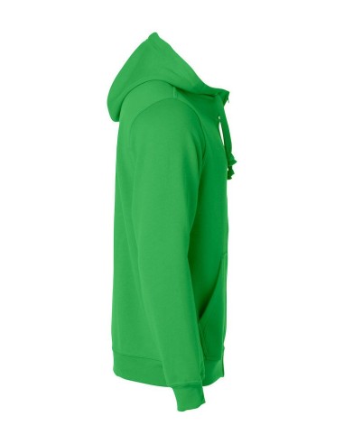 Basic Hoody Full Zip - Vert Pomme