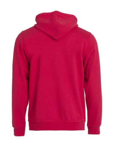 Basic Hoody Full Zip - Rouge