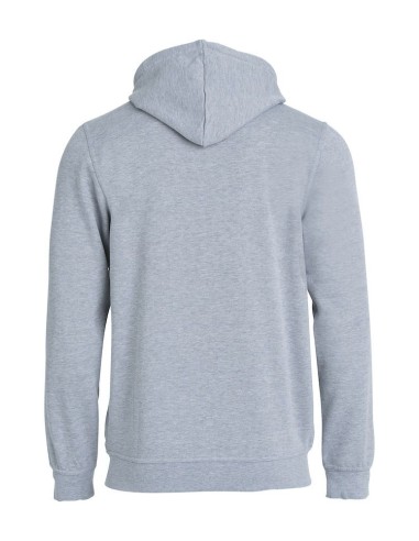 Basic Hoody Full Zip - Gris Mélange