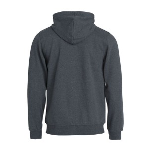 Basic Hoody Full Zip - Anthracite Mélange
