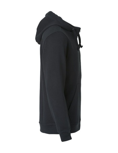 Basic Hoody Full Zip - Noir