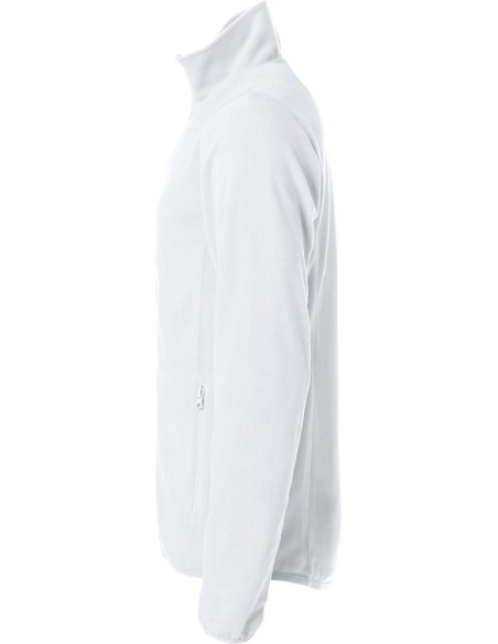 Basic Micro Fleece Jacket - Blanc
