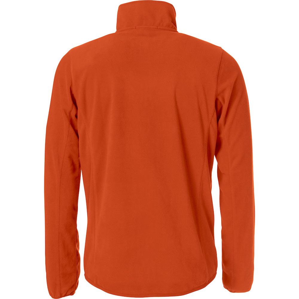 Basic Micro Fleece Jacket - Orange