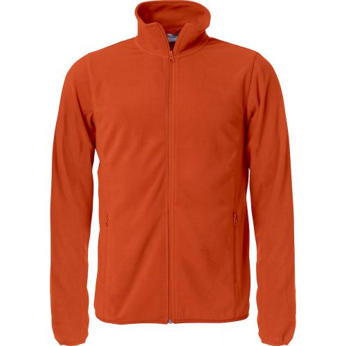 Basic Micro Fleece Jacket - Orange