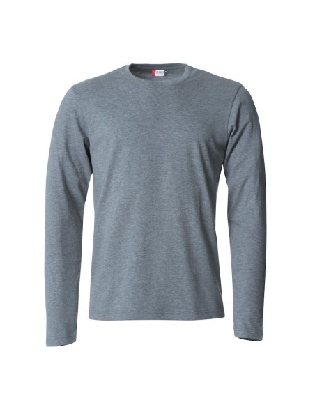 Basic-T L/S - Gris Mélange