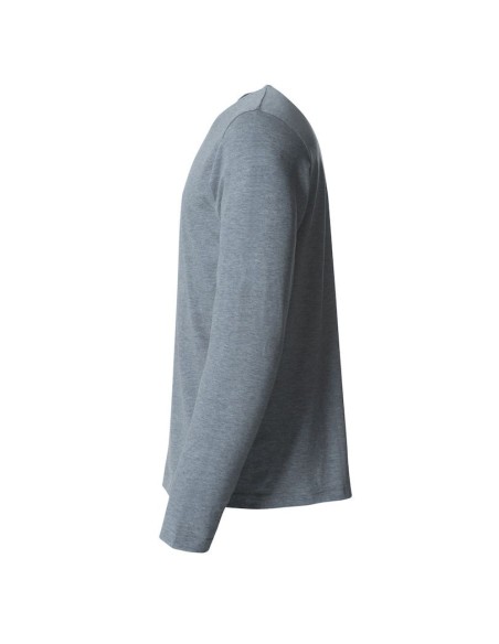 Basic-T L/S - Gris Mélange